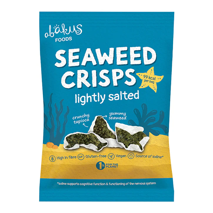 Abakus Foods Chips de Algas Marinas Ligeramente Saladas - 18g