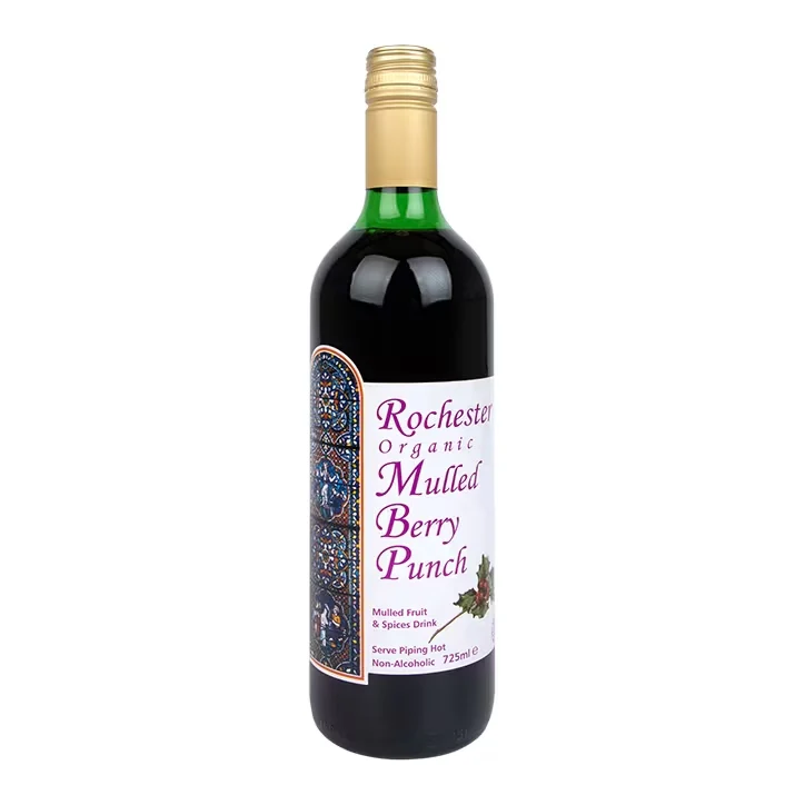 Rochester Bebida de Ponche de Frutos Rojos Orgánicos - 725 ml