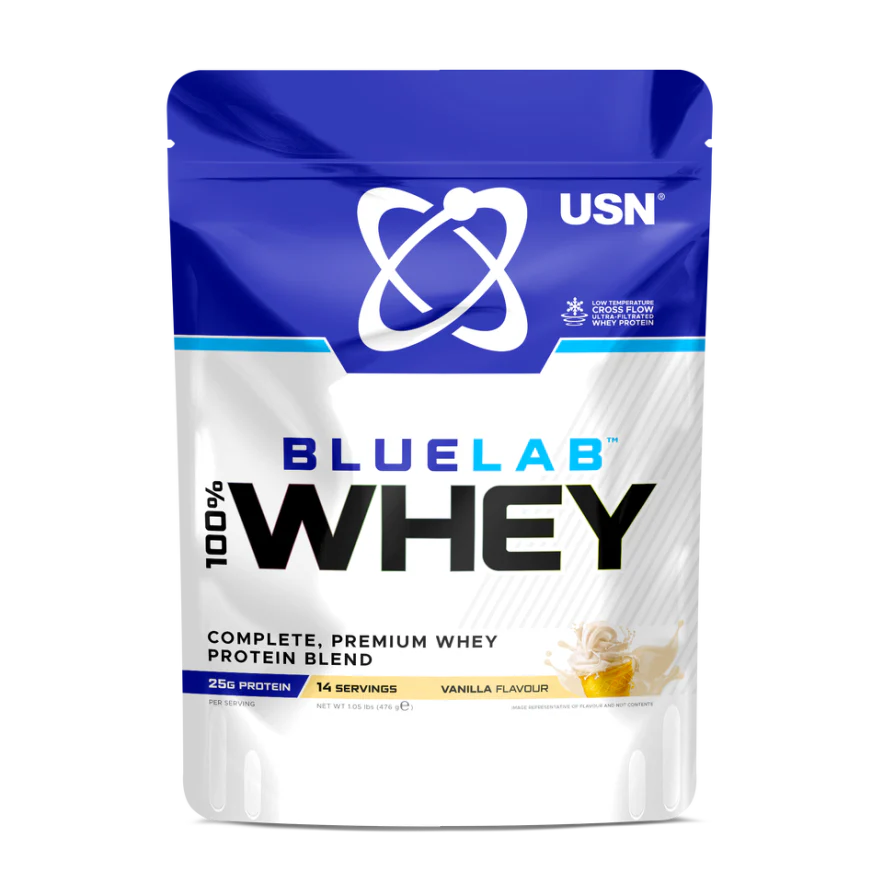 USN Blue Lab™ 100% Mezcla de Proteína de Suero Premium - 476 g